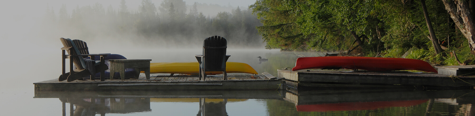 Serene Dock in Gravenhurst